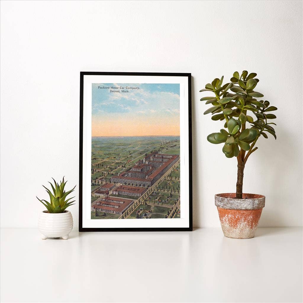 Art Print MI-715 Packard Factory, Detroit
