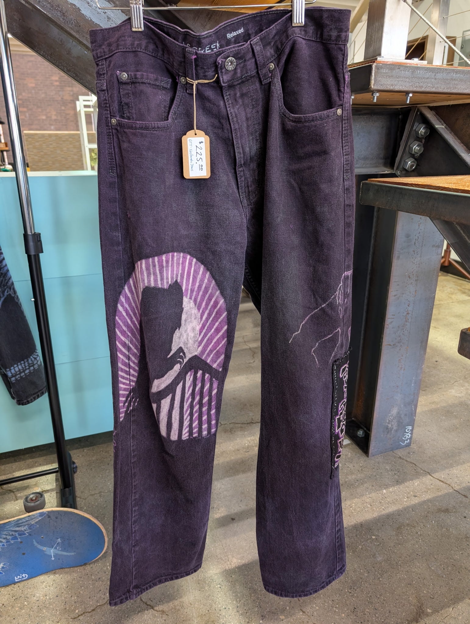Nosferatu Jeans — Custom by Grip Tape Tatts