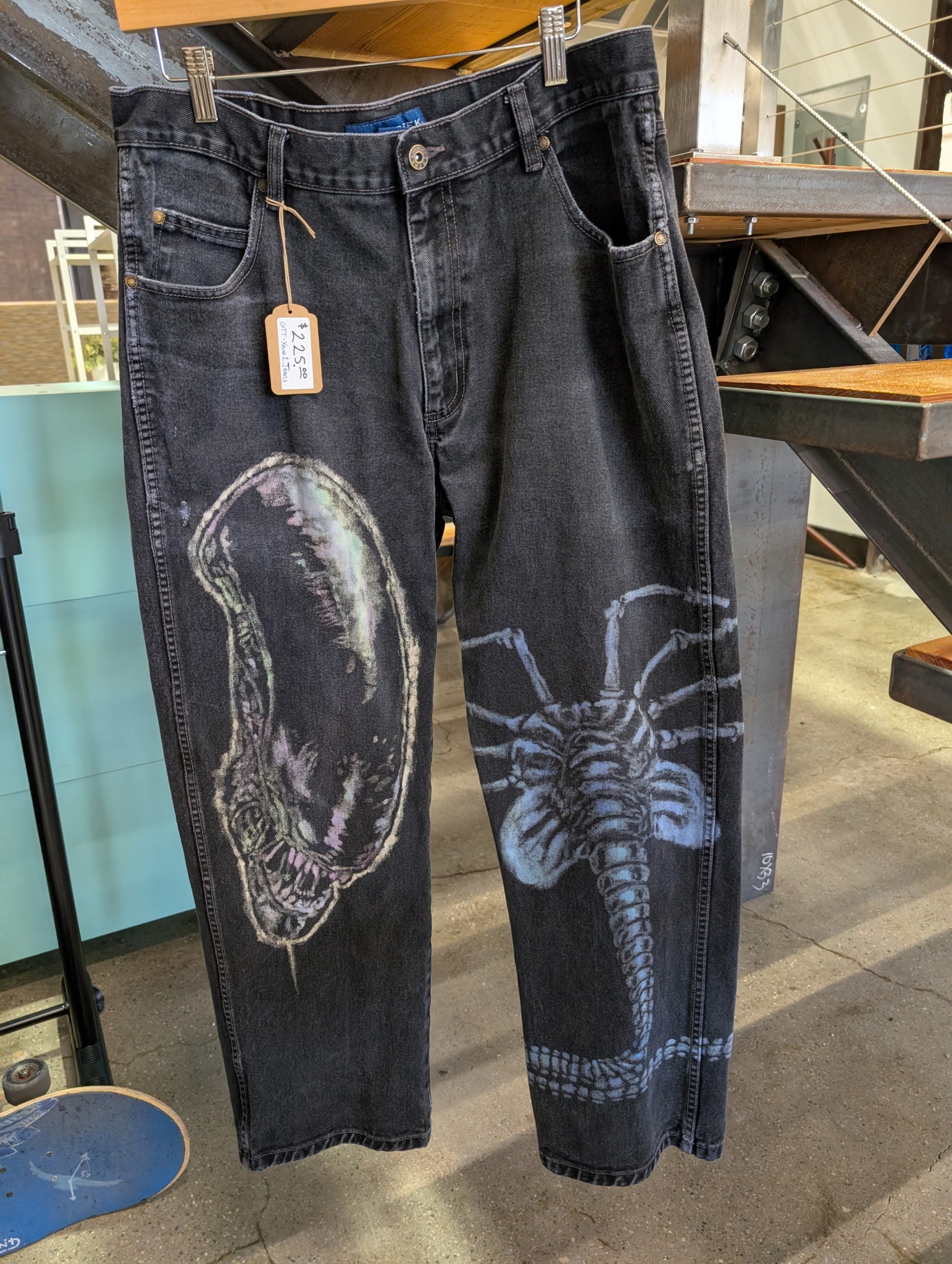 Xeno 1 Jeans — Custom by Grip Tape Tatts