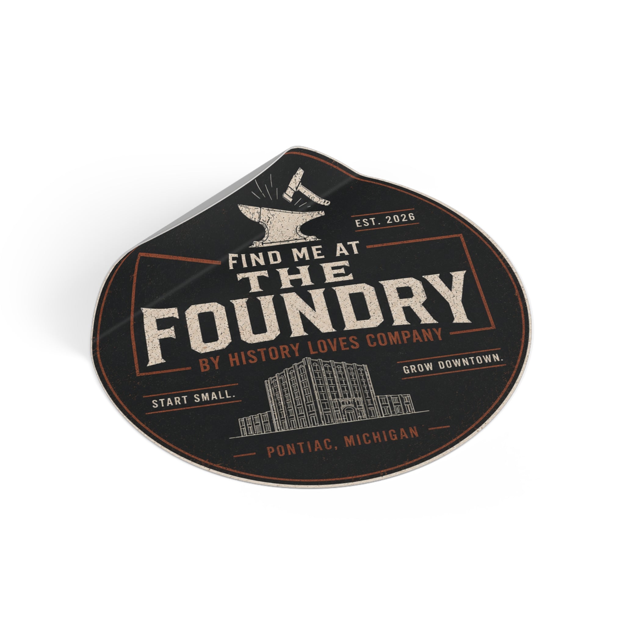 Support The Foundry — Receive a Free Foundry Sticker