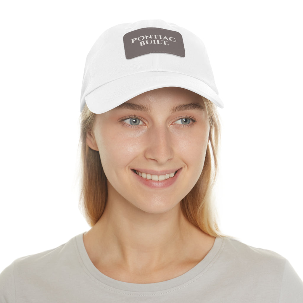 Pontiac Built. Leather Patch Dad Hat