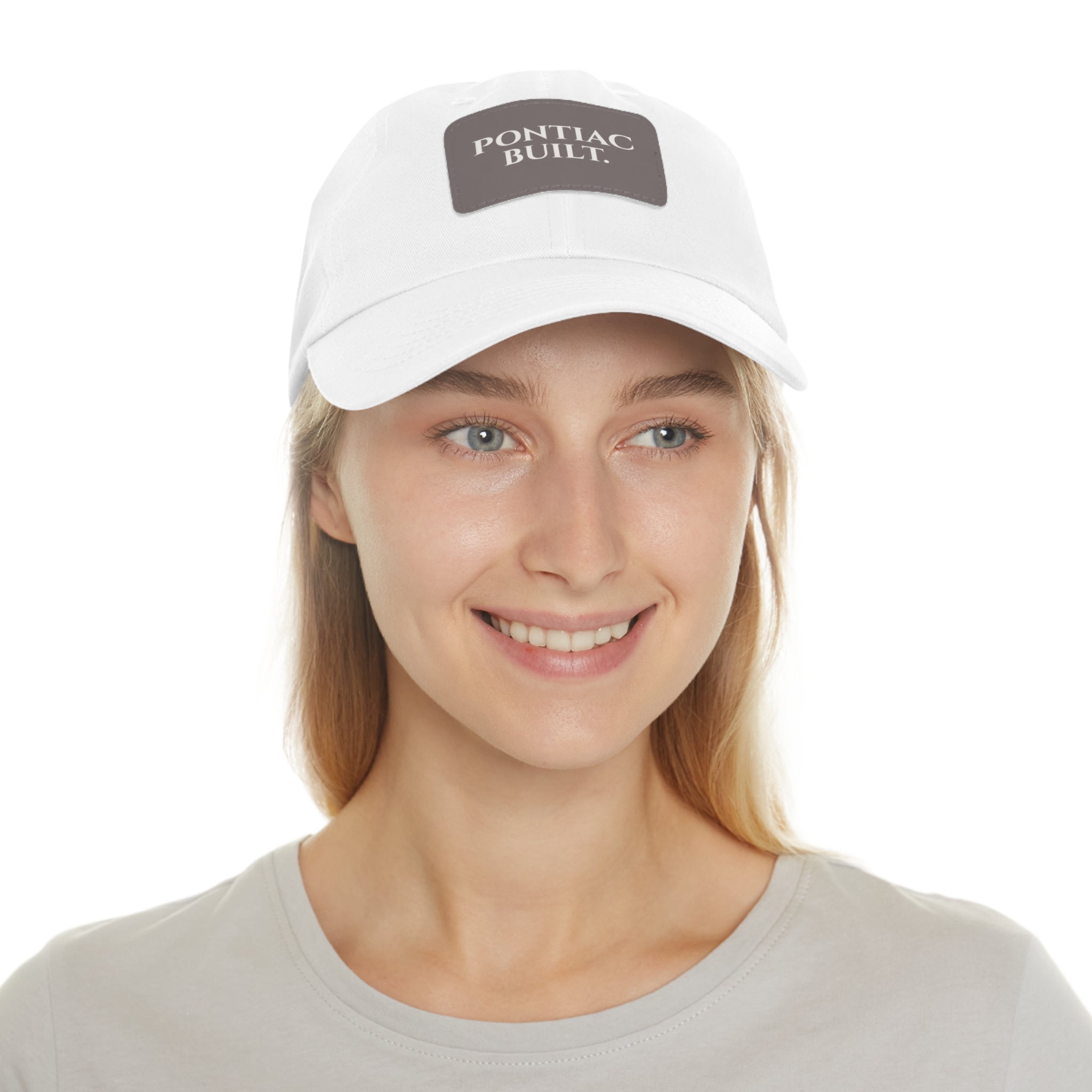 Pontiac Built. Leather Patch Dad Hat
