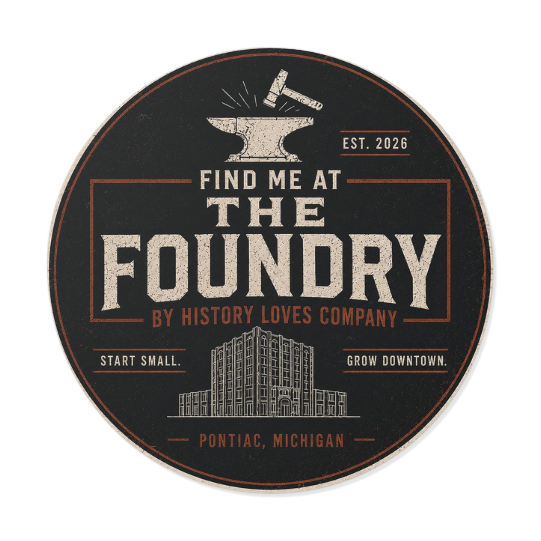 Support The Foundry — Receive a Free Foundry Sticker