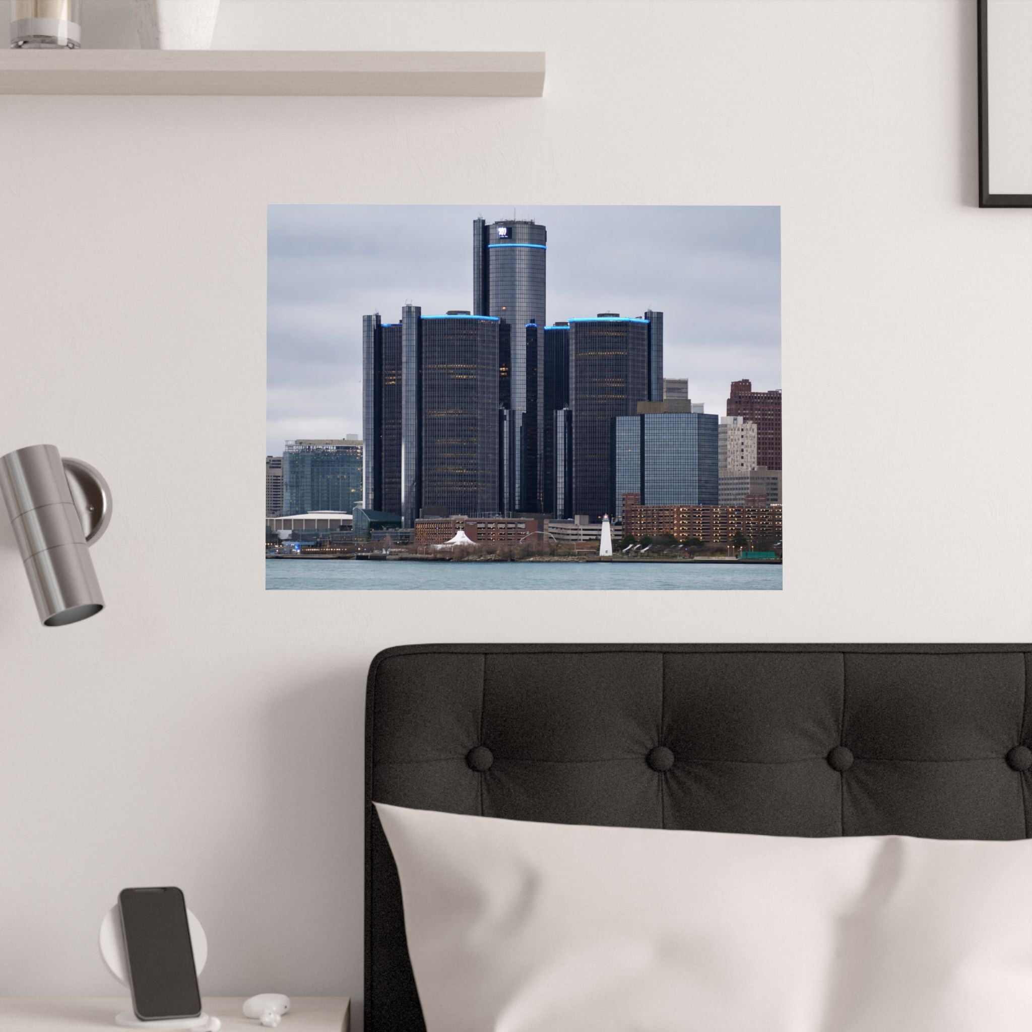 Detroit, Michigan — Renaissance Center in Morning Light