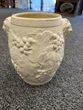 White ceramic vase