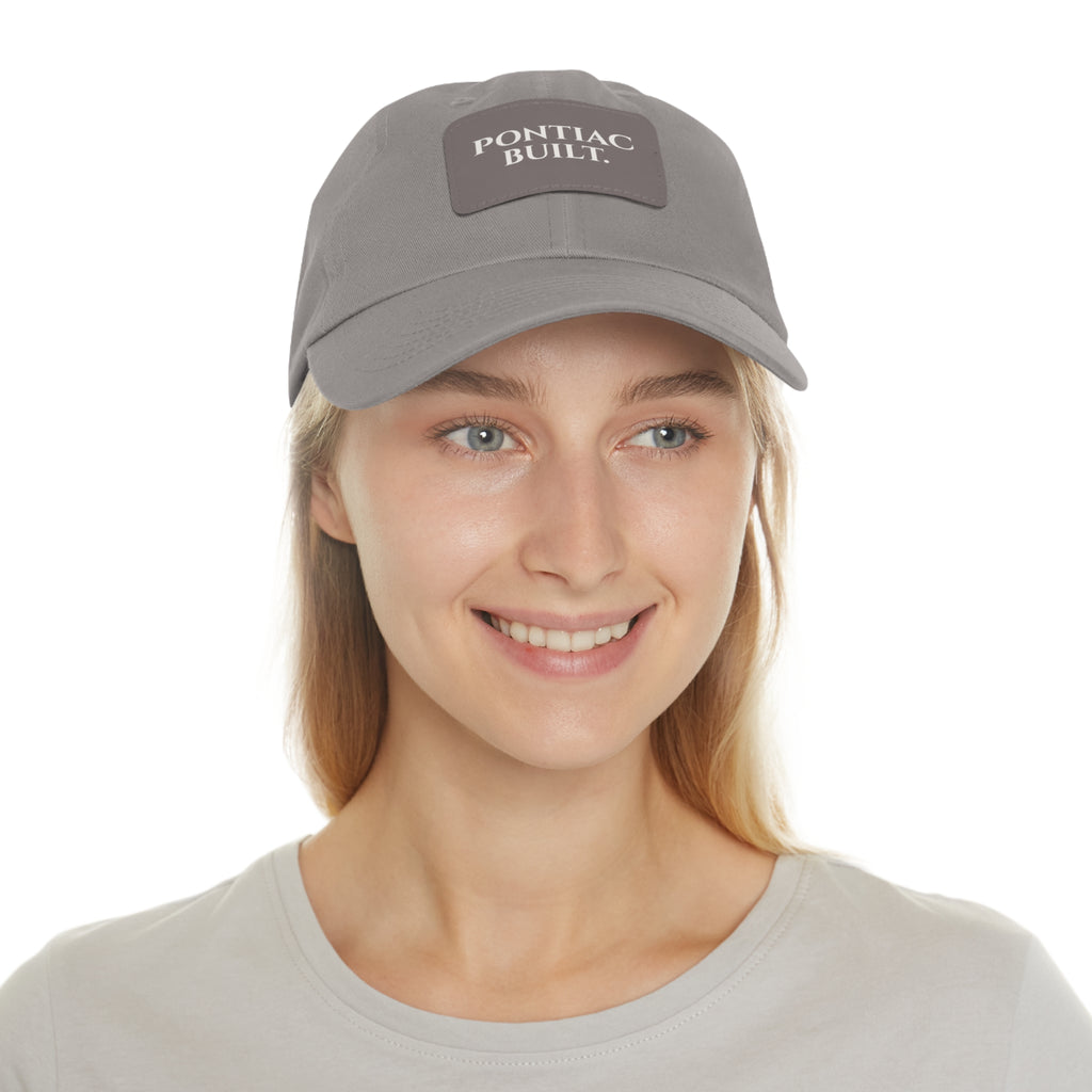 Pontiac Built. Leather Patch Dad Hat