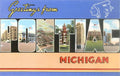 Art Print MI-571 Greetings from Pontiac