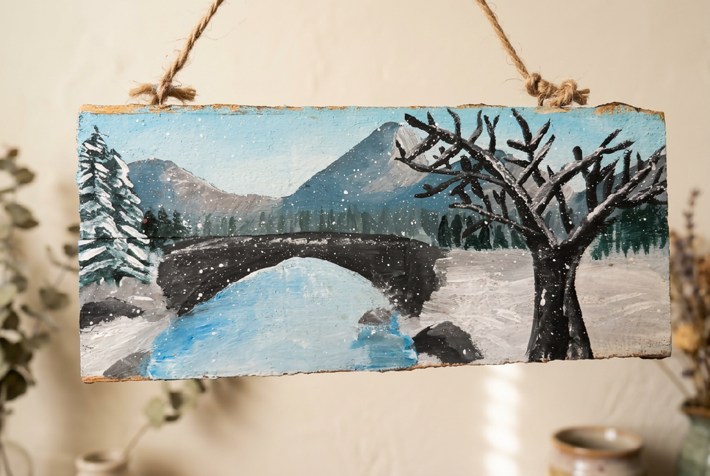 Hand Painted Wood Hangs