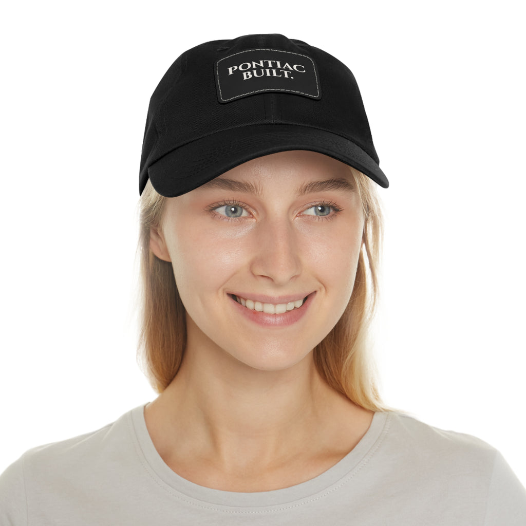 Pontiac Built. Leather Patch Dad Hat