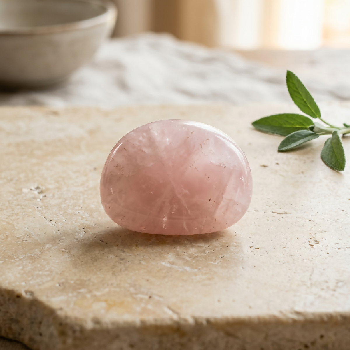 Rose Quartz Pocket Stone