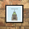 Fisher Building print