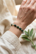 Moss Agate Bracelet (Emotional Balance, Success)