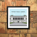 Detroit Public Library print