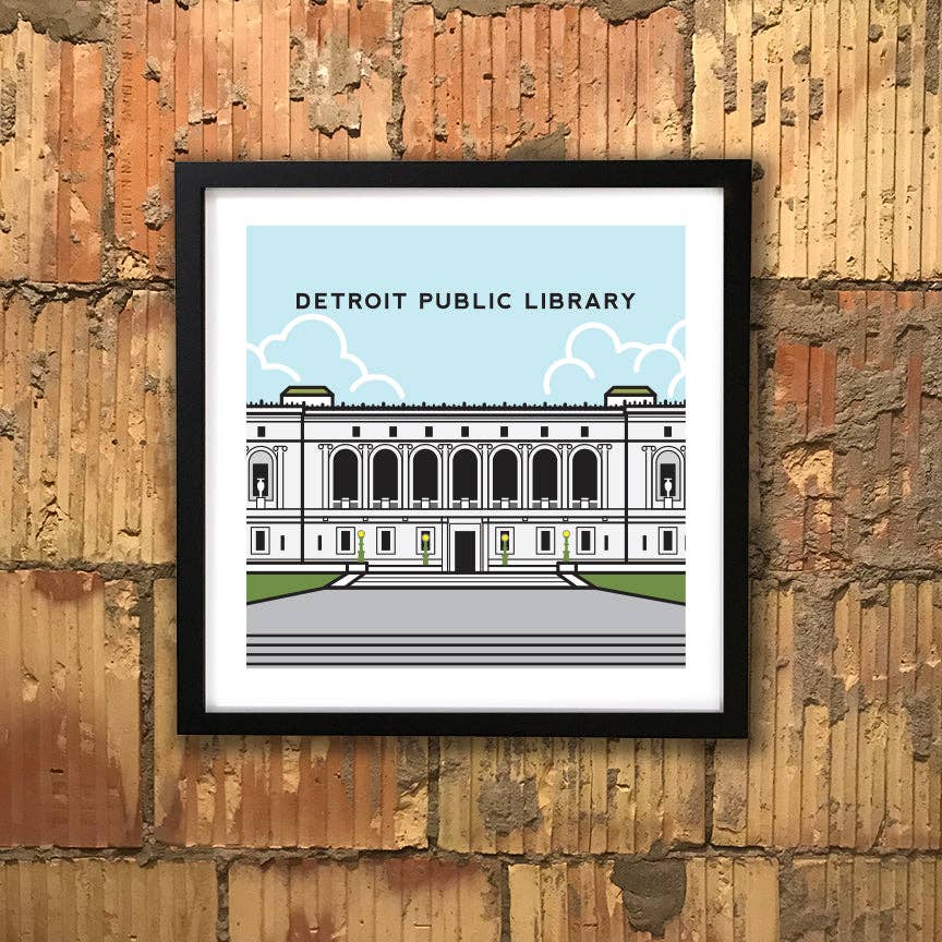 Detroit Public Library print