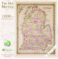 The Old Mitten 1855 Map - 1000 Piece Michigan Puzzle — MI Puzzles