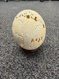 Carved Ostrich Egg