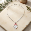 Stainless-Steel Ghost Necklace