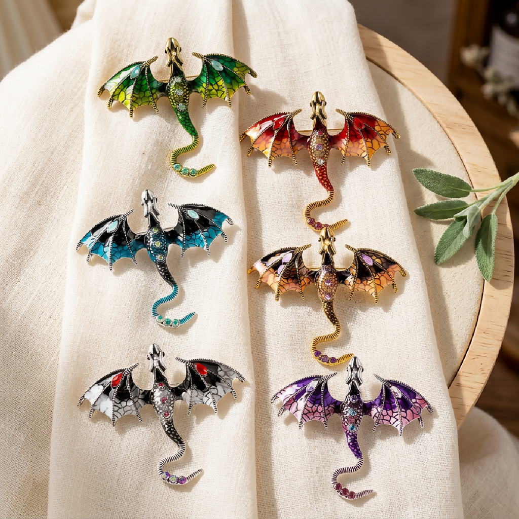 Dragon Broaches
