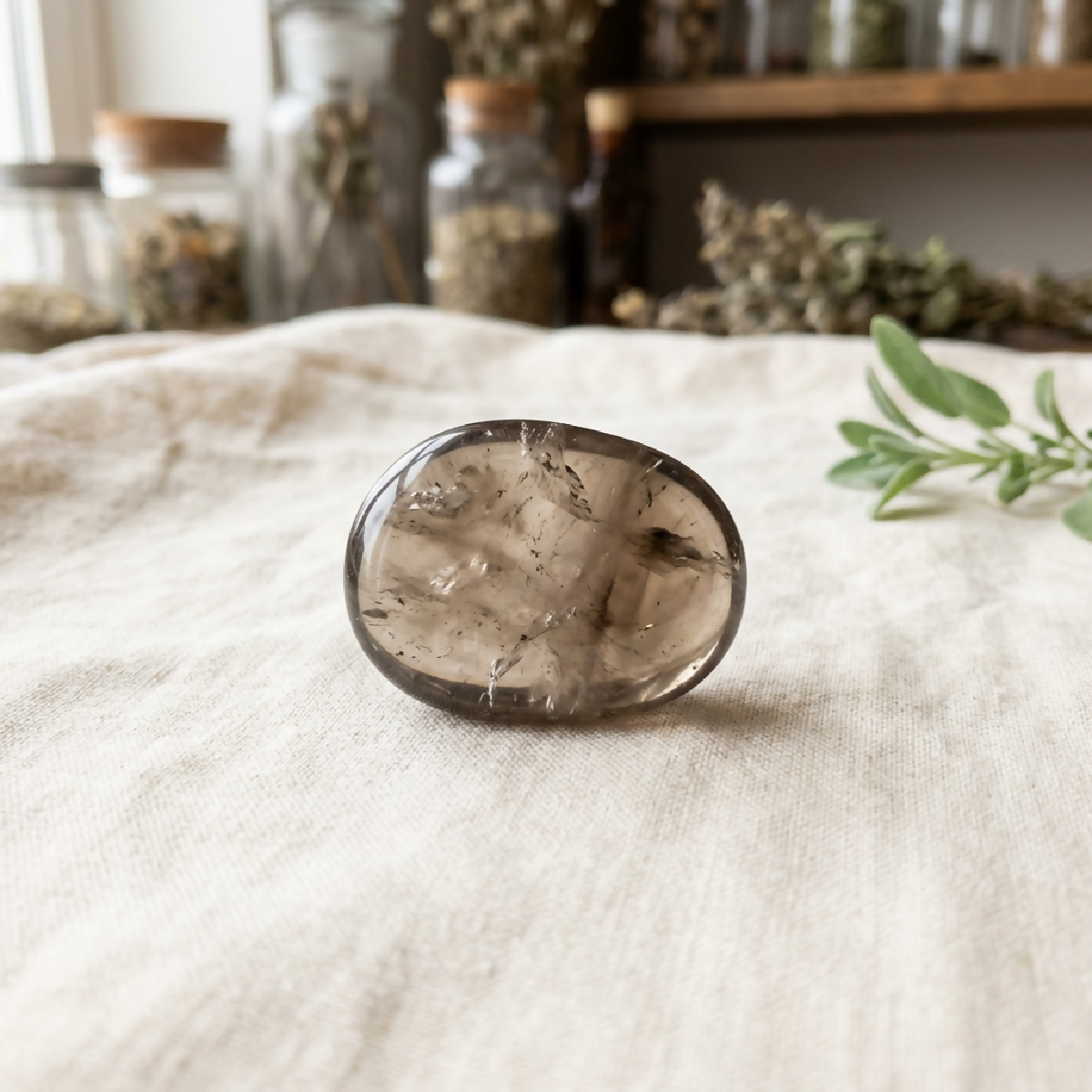 Smoky Quartz Pocket Stone