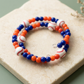 Tigers Glass Bead Bracelet