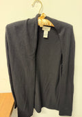 Long Black Cashmere Duster