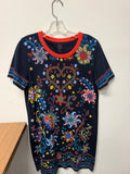 Pima Cotton Print T-Shirt Dress