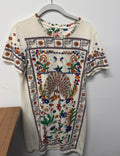 Pima Cotton Print T-Shirt Dress