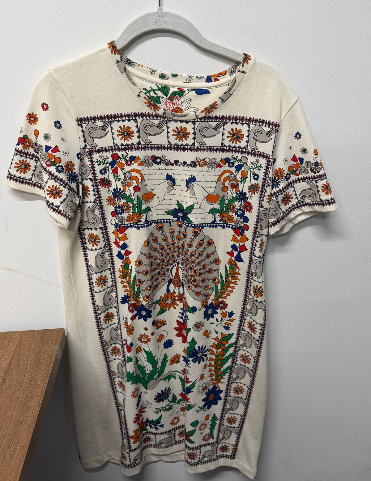 Pima Cotton Print T-Shirt Dress