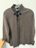 Black & Brown Sweater Jacket