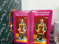 EKJ Figurine Ornaments #10095 — Emmett Kelly Jr. 1995 Flambro, two boxes
