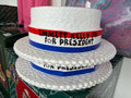Emmett Kelly Jr. For President campaign straw hats – Flambro EKJ collectible novelty, red white and blue band