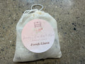 Lovely T Candles & More Fresh Linen homemade candle in muslin bag