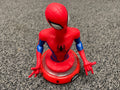 Spider-Man bust figure on round display base – Marvel collectible toy