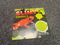Slimy Animals gross but cool slime facts book with slime frog – red poison dart frog cover