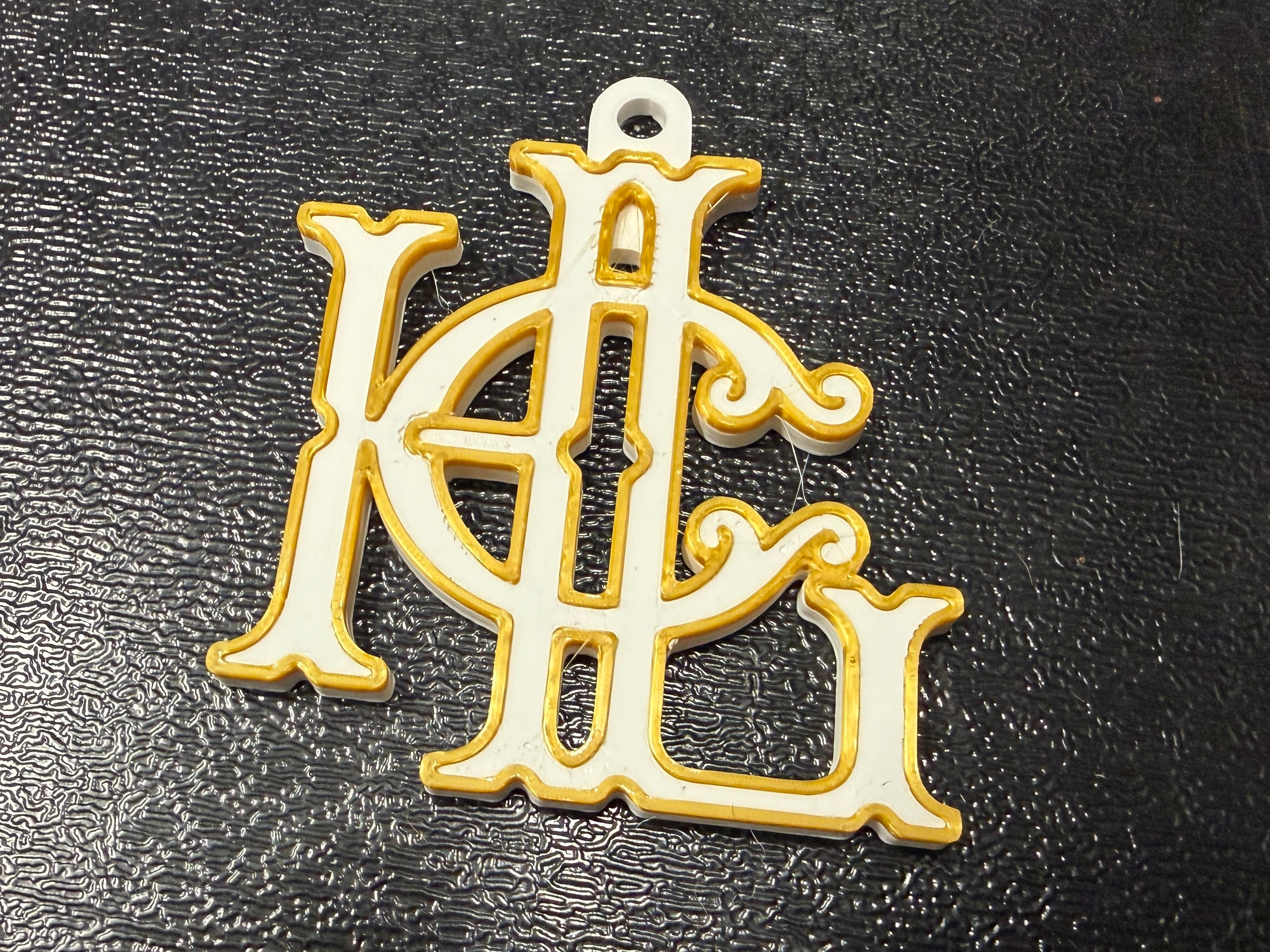 HLC Monogram Keychain
