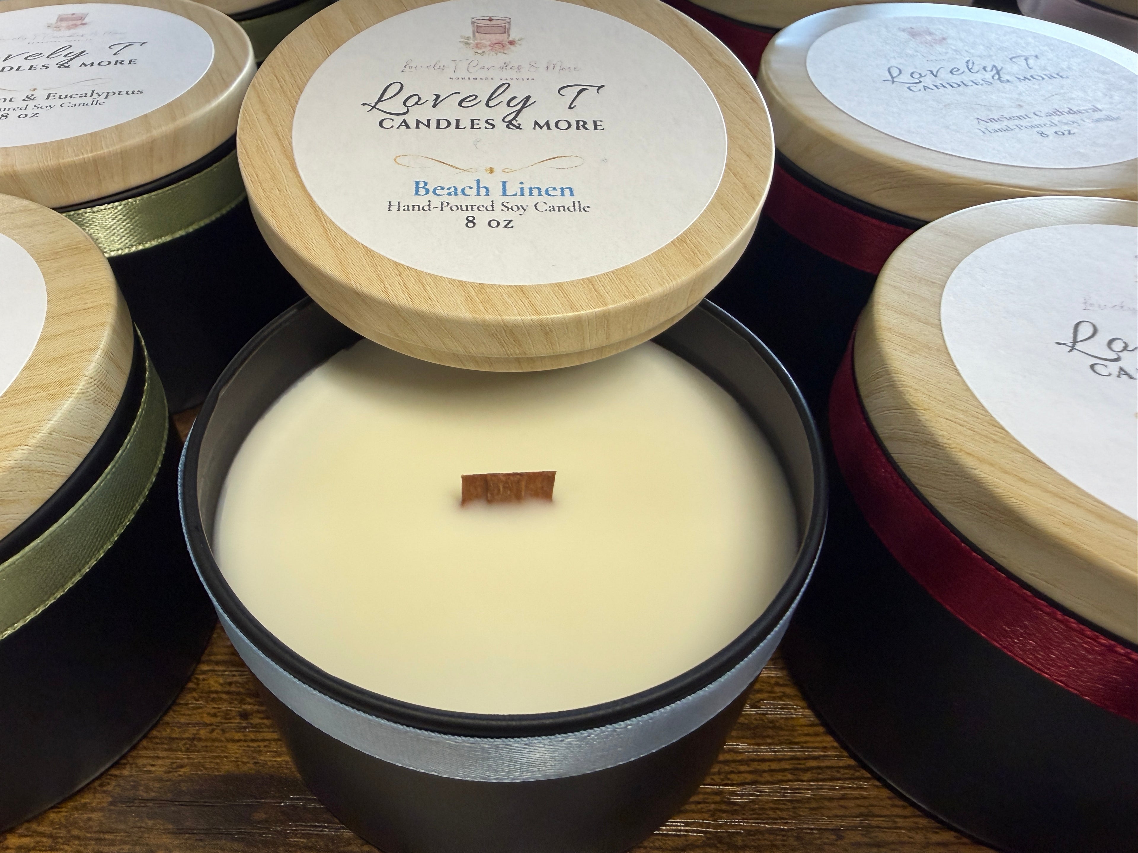 8 oz Hand-Poured Soy Candle — Lovely T's Candles & More