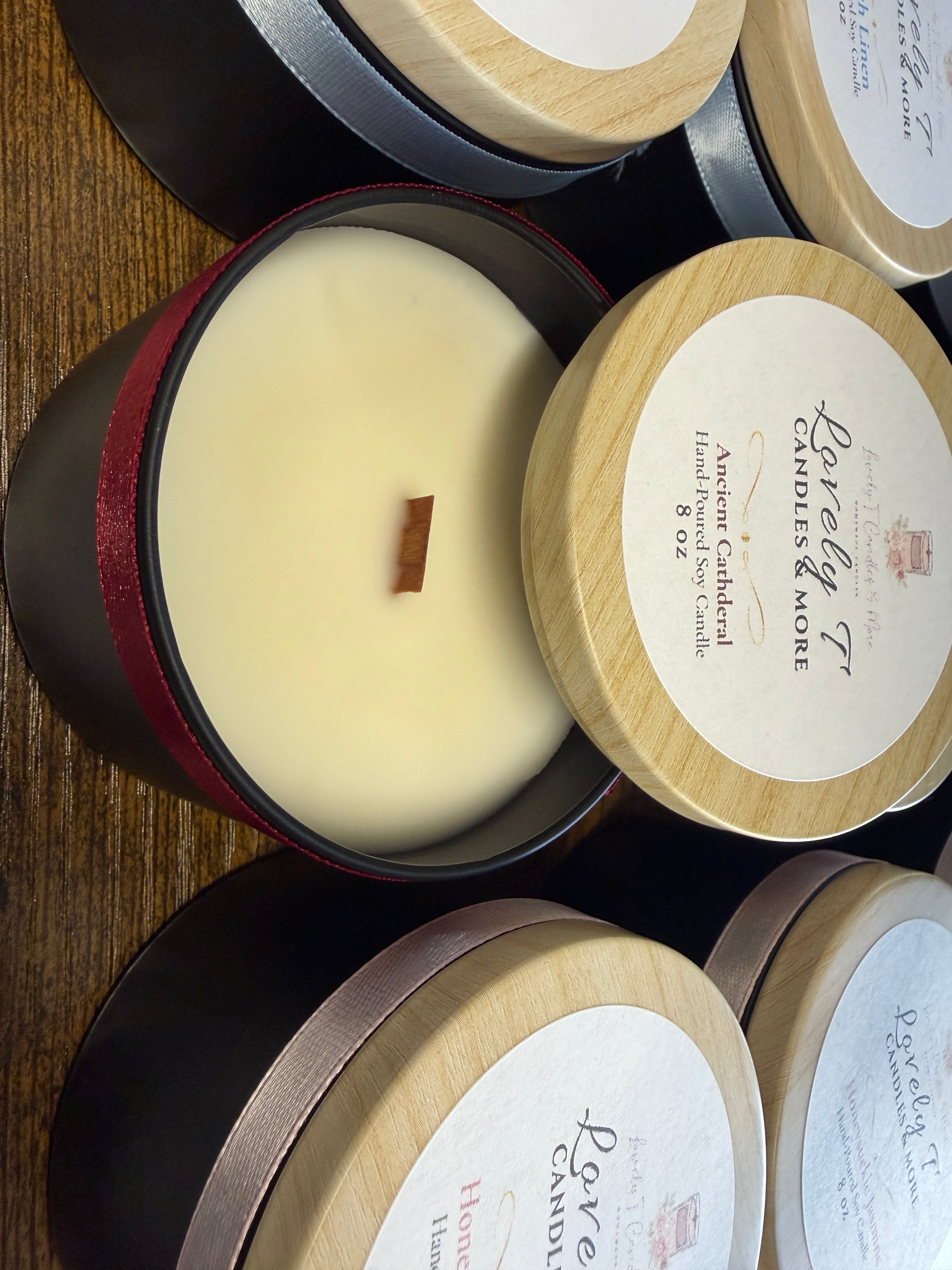 8 oz Hand-Poured Soy Candle — Lovely T's Candles & More