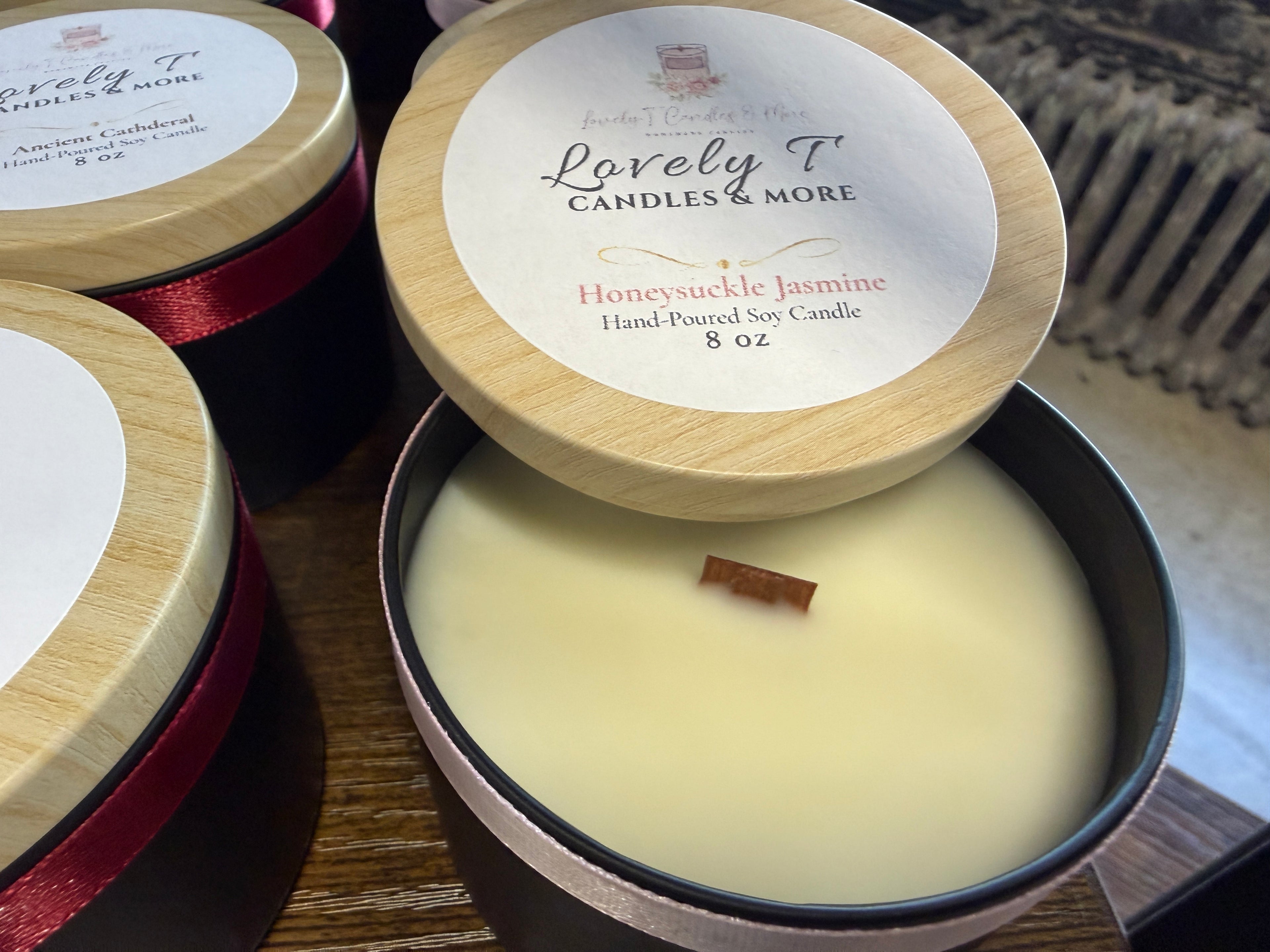 8 oz Hand-Poured Soy Candle — Lovely T's Candles & More
