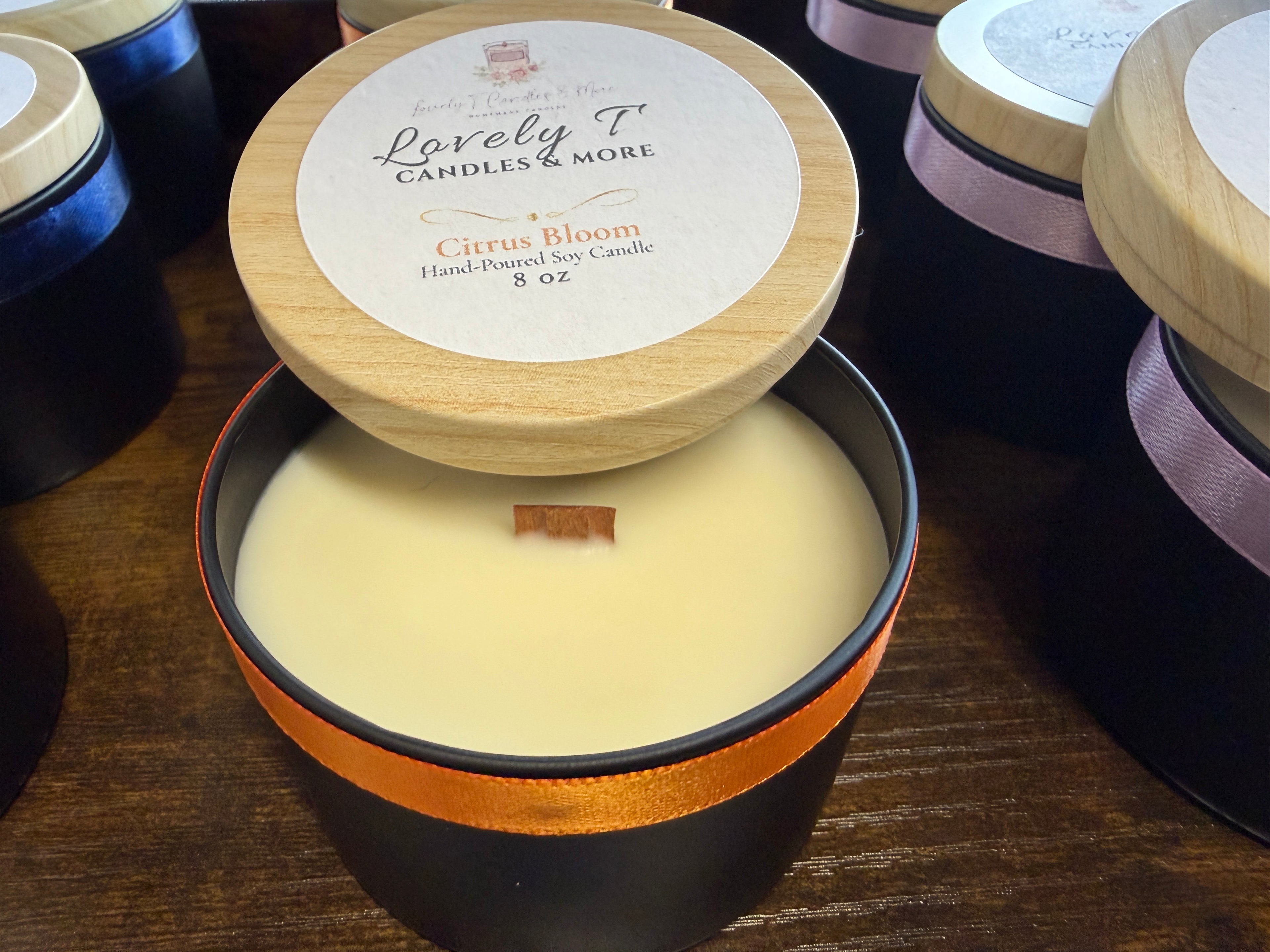 8 oz Hand-Poured Soy Candle — Lovely T's Candles & More
