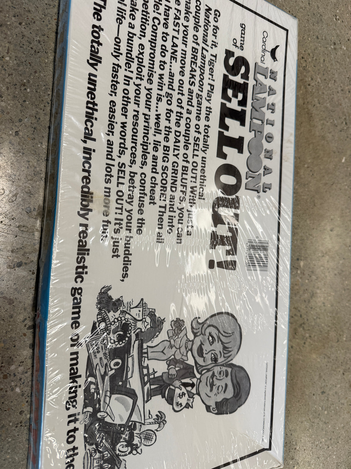 National Lampoon Game of Sell Out! — Sealed Vintage Board Game