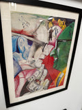 National Lampoon — "Mcnfer" Peace & War Political Collage Illustration, Framed (11x15)