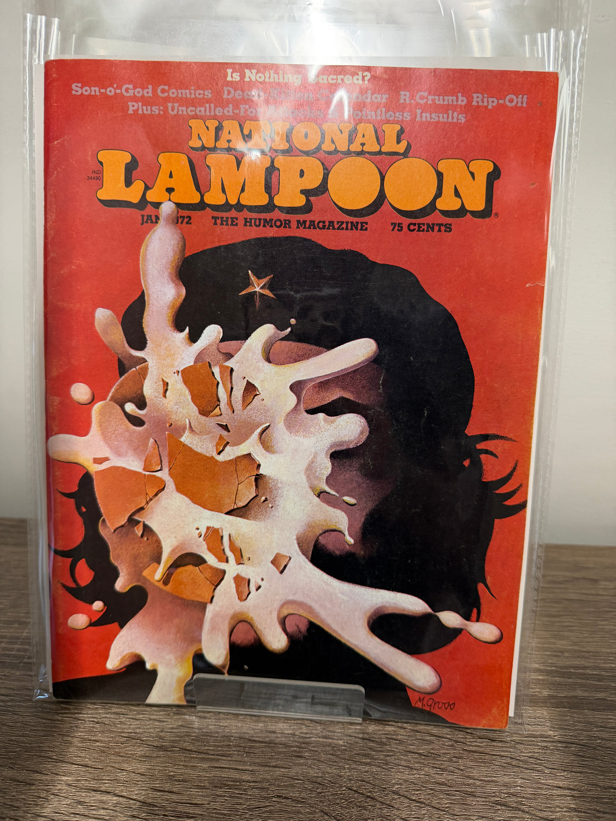 National Lampoon — January 1972, "Is Nothing Sacred?" Issue, Che Guevara Cover (Vintage Magazine)