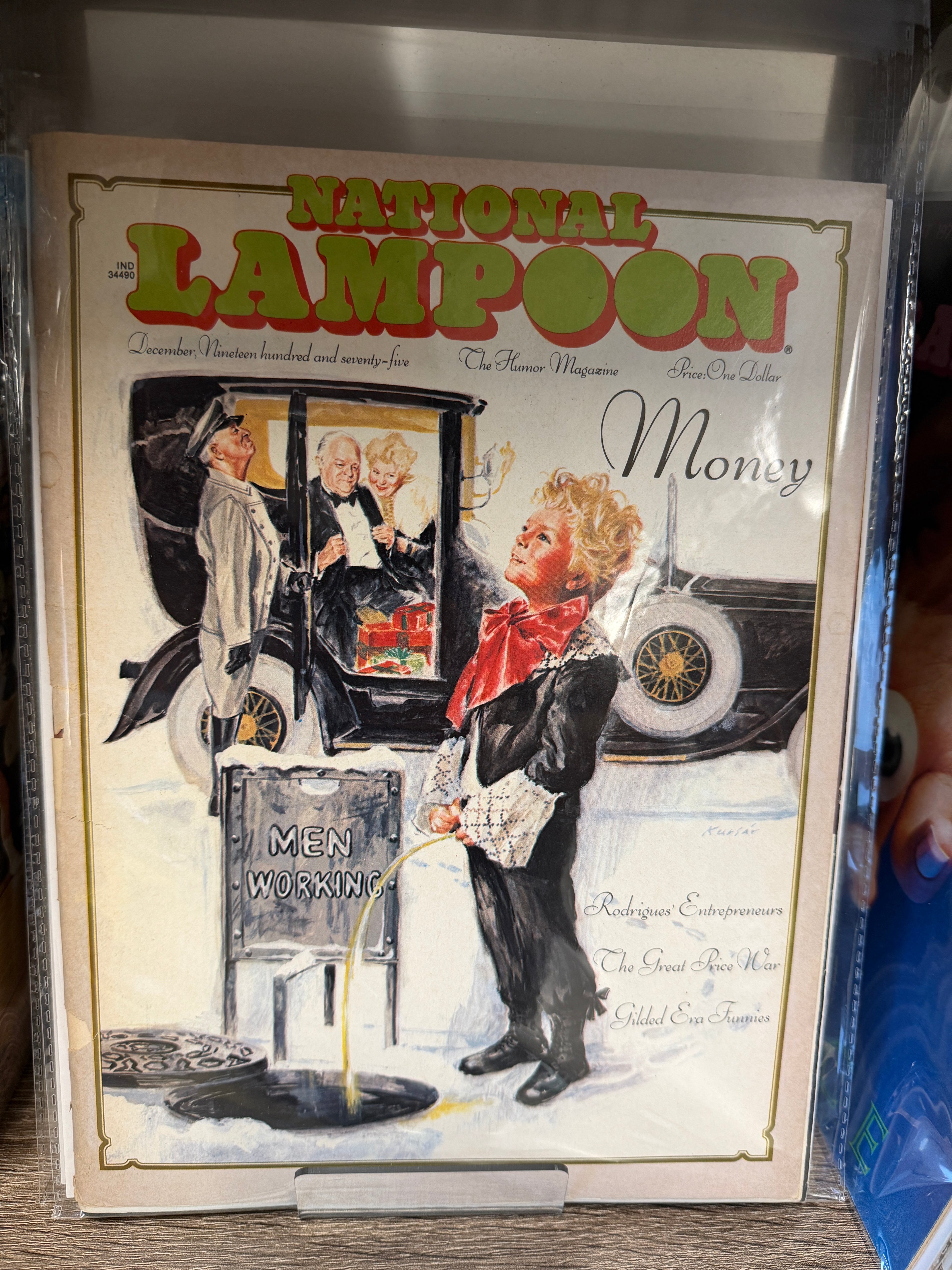 National Lampoon — December 1975, "Money" Issue (Vintage Magazine)