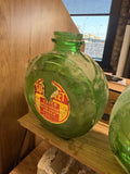 Hazel Park Bottle House Relic — Sunsweet Green Glass Globe Bottle with Message, Limited Edition (1 of 75) (Vintage & Found)