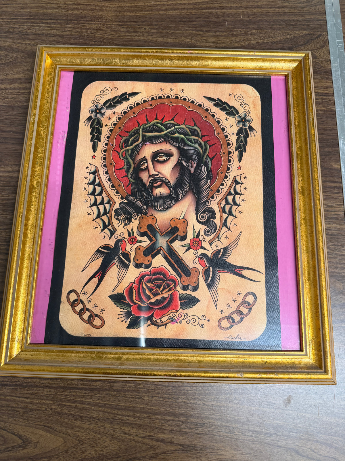 Sacred Heart — Framed Original by Biggs (Consignment)