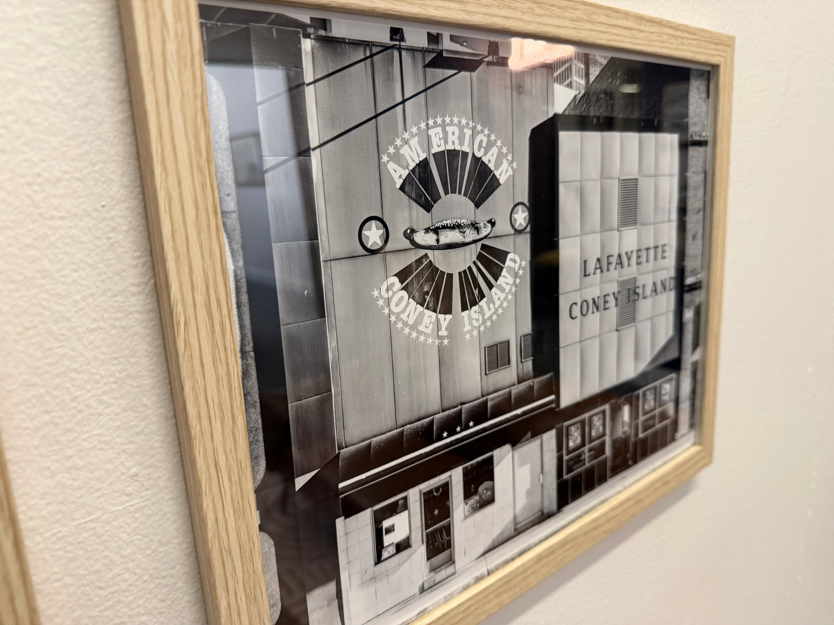 American & Lafayette Coney Island — Lafayette Street, Detroit (Artifact Print)