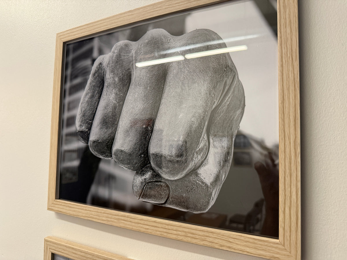The Fist — Joe Louis Memorial, Detroit (Artifact Print)