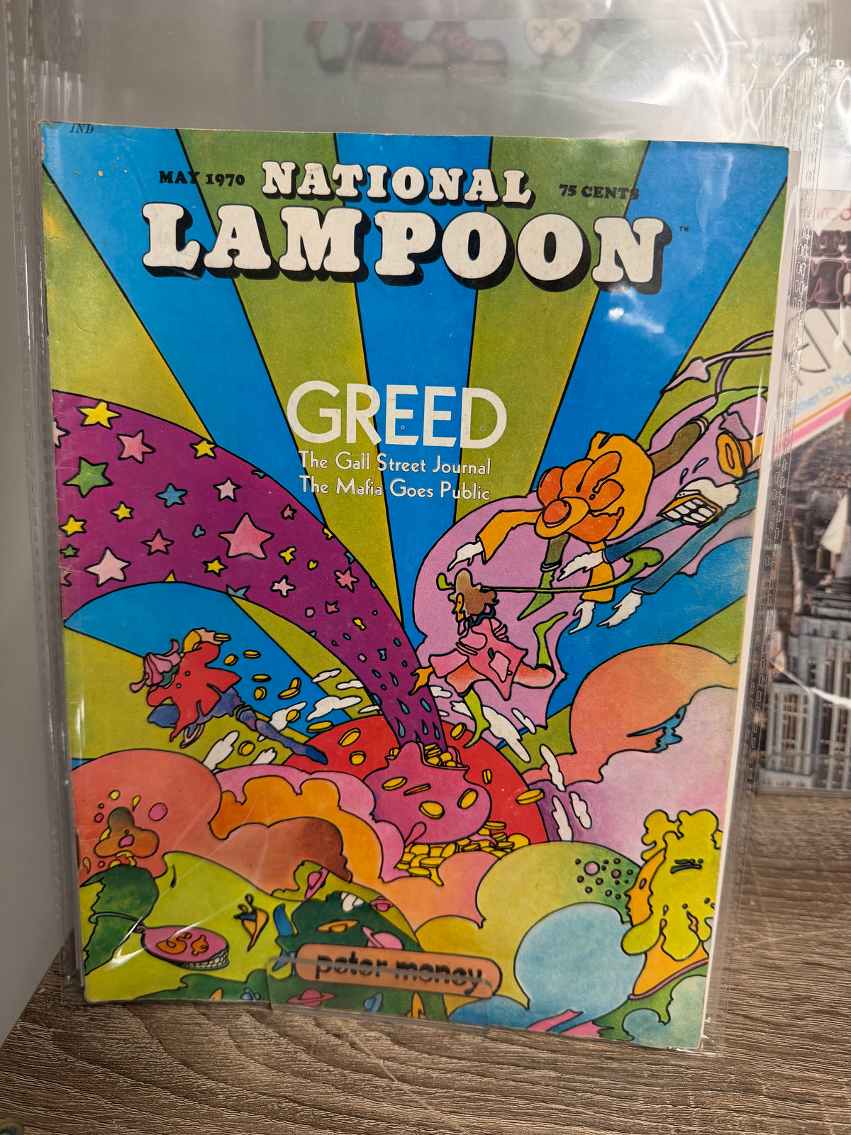 National Lampoon — May 1970, "Greed" Issue, Peter Money Cover (Vintage Magazine)