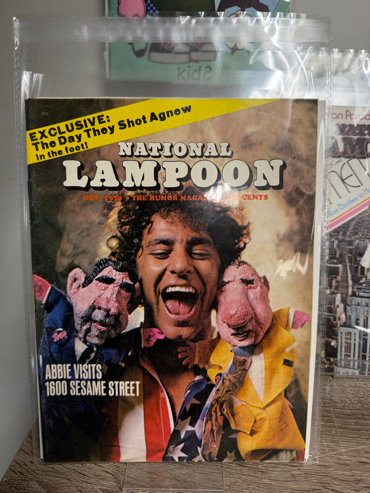National Lampoon — October 1970, "Abbie Visits 1600 Sesame Street" Issue (Vintage Magazine)