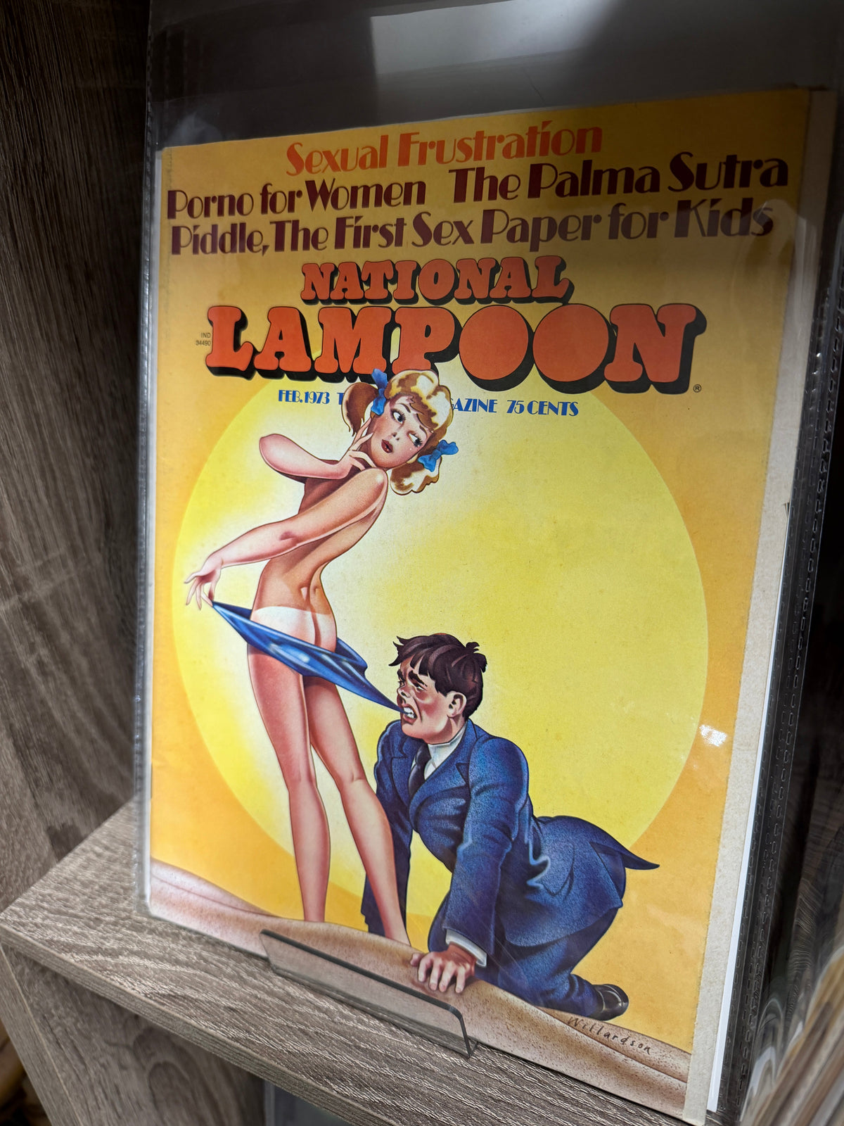 National Lampoon February 1973 Sexual Frustration issue cover